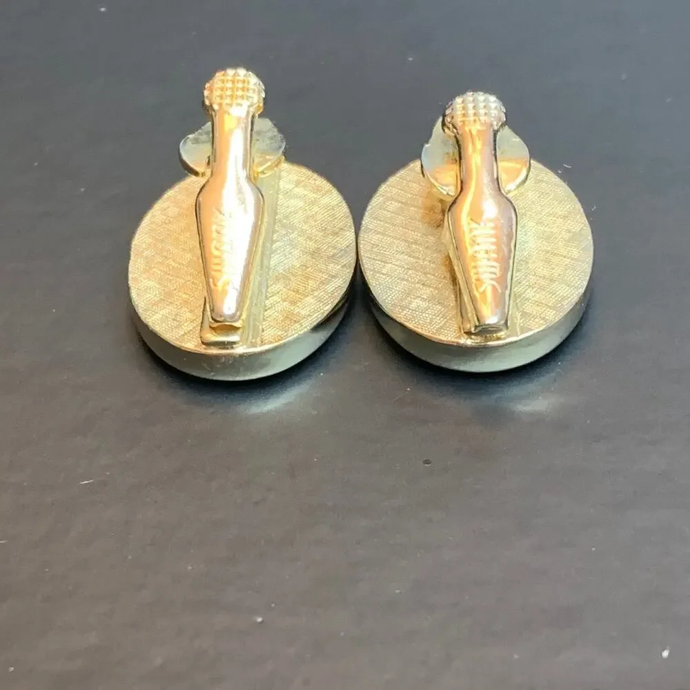 SWANK Novelty Tie Clips Vintage | Railroad & Revolver